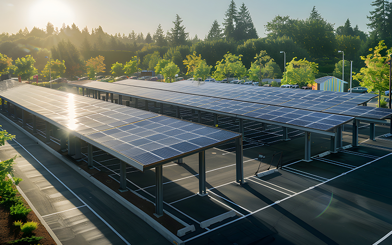 Blog 3 ombrière photovoltaïque